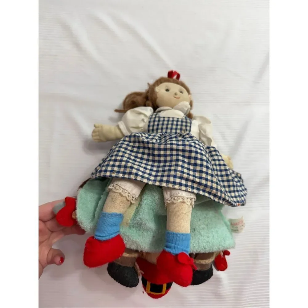 Wizard Of Oz Reversible Doll Plush Dorothy Tin Man Scarecrow VTG Topsy Turvy